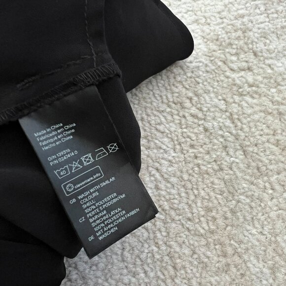 NWT H&M Black Plunge Mesh Cocktail Jumpsuit 4 - Picture 10 of 10